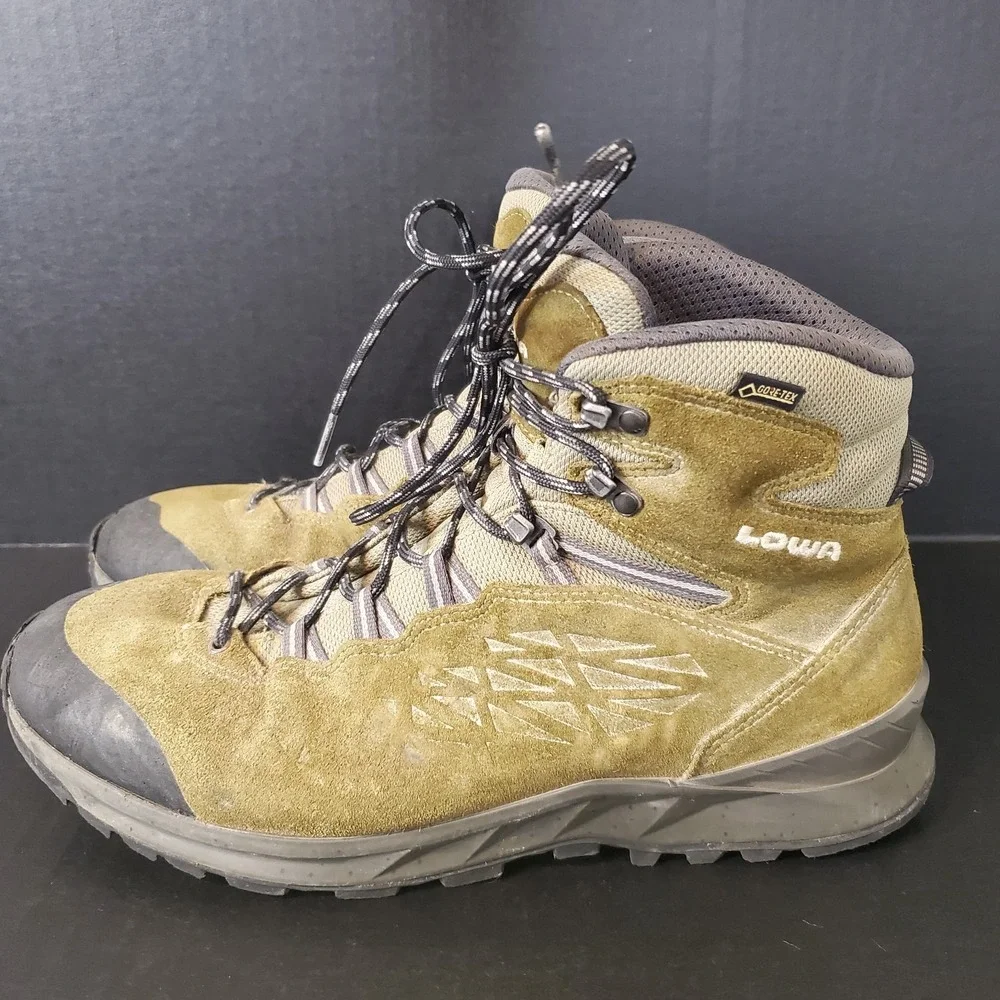 Lowa‎ Explorer GTX MID Gore-Tex Men's Boots Olive Green Men's Size US 12 EU 46